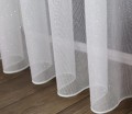Firana Kryształek Kratka Połysk CLIO  Biała wys:320 cm NA METRY  