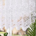 Firana Żakardowa 044330 Biała  wys: 120 cm Na Metry