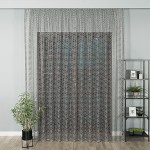 Tkanina FIRANA GIPIUROWA Szara na Metry  -wys: 280 cm