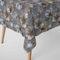 Obrus Gotowy Na Wymiar  Szare Kwiaty 25296