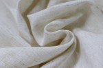 Tkanina Materiał LINO Kremowy szer: 300 cm  Na Metry