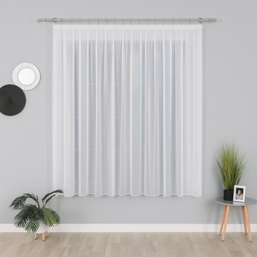 Firana Gotowa MARKIZETA ENZO PREMIUM  wys. max 170 cm Taśma Przelotki Na Wymiar