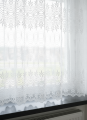 Firana Haftowana ANA Biała wys:180 cm  Na Metry  