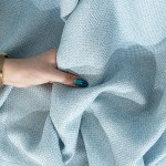 Tkanina Materiał MOLLY Jasny Niebieski 005  szer: 300 cm