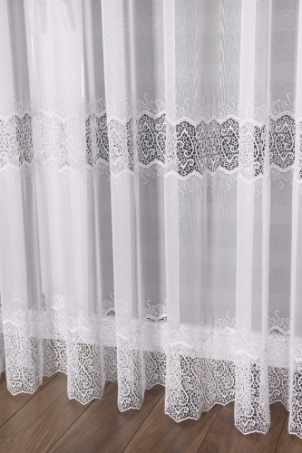 Firana MARIS Biała wys: 290 cm Taśma Marszcząca Na Wymiar