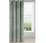 Zasłona Gotowa na Wymiar Welur 15 Jasny Szary