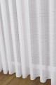 Firana Żorżeta Pasy LINA  Biała Taśma Przelotki Na WYMIAR 