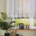 Firana Żakardowa 004411 Biała Na Metry wys: 120 cm 