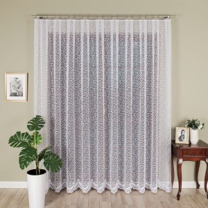 Firana Żakardowa 004542 Biała Na Metry wys: 220 cm