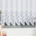 Zazdrostka Żakardowa Panelowa 018535 Biała  wys: 70 cm Na Metry 