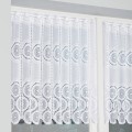 Zazdrostka Żakardowa Panelowa 018535 Biała  wys: 70 cm Na Metry 