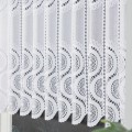 Firana Żakardowa Panelowa 018535 Biała  wys: 110 cm Na Metry   