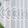 Firana Żakardowa Panelowa 018535 Biała  wys: 110 cm Na Metry   