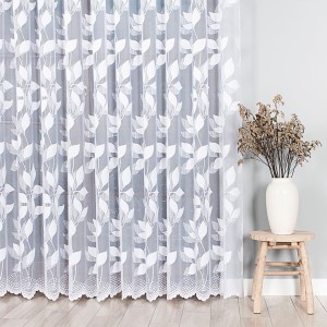 Firana Żakardowa 023083 Biała Na Metry wys: 210 cm 