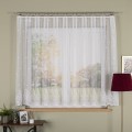 Firana Żakardowa 131011 Biała  wys: 155 cm Na Metry 