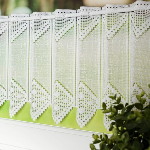 Zazdrostka Żakardowa 362870 Biała  wys: 30 cm Na Metry  