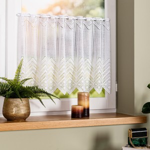 Zazdrostka Żakardowa 362870 Biała  wys: 50 cm Na Metry   