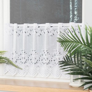 Zazdrostka Żakardowa 018534 Biała  wys: 40 cm Na Metry  