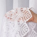 Firana Żakardowa 018534 Biała  wys: 230 cm Na Metry   