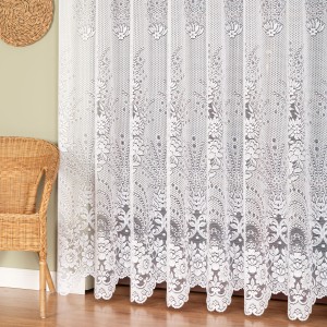 Firana Żakardowa 361090 Biała Na Metry wys: 270 cm  