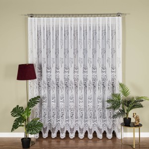 Firana Żakardowa 361350 Biała  wys: 230 cm Na Metry  