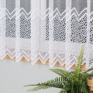 Firana Żakardowa 639040 Biała  wys: 160 cm Na Metry 