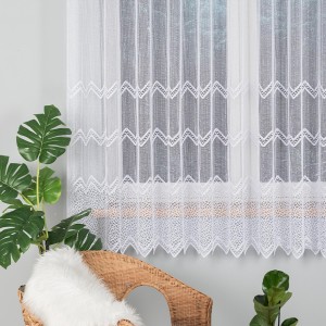 Firana Żakardowa 639040 Biała  wys: 180 cm Na Metry  