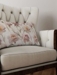 Poszewka Dekoracyjna Na Poduszkę Różowe Kwiaty 25180