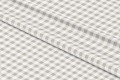 Tkanina Wodoodporna Beżowo-Biała Krata  szer: 150 cm  