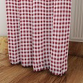 Zasłona Gotowa Czerwono-Biała Krata szer. 145 cm  taśma przelotki Na Wymiar 