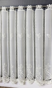 Zazdrostka Woal z Gipiurą Ecru wys: 70 cm Na Metry  