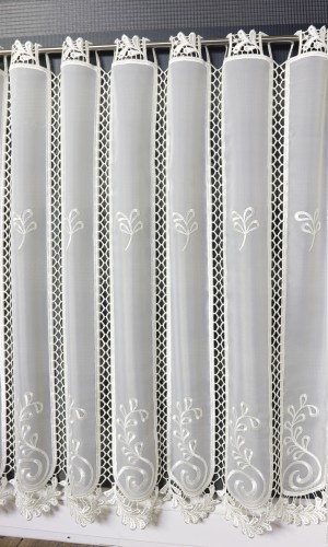 Zazdrostka Woal z Gipiurą Ecru wys: 70 cm Na Metry  