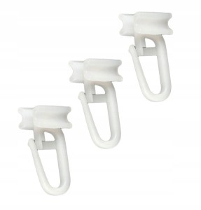 Agrafka ze ślizgiem BIAŁA 100 szt.