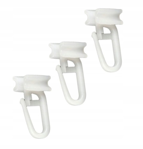 Agrafka ze ślizgiem BIAŁA 100 szt.