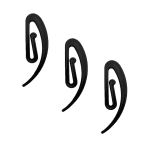 Agrafka francuska ślimak WAVE Czarna 100 szt. 