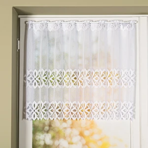 Zazdrostka Żakardowa 018869 Biała wys: 60 cm  Na Metry