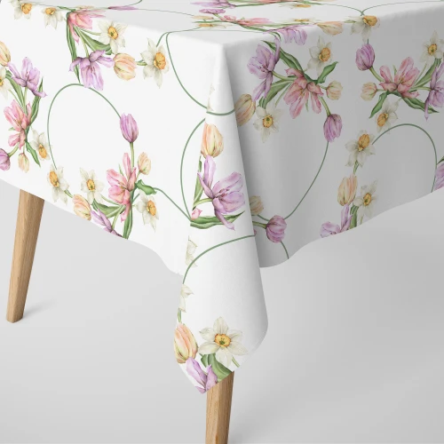 Obrus Gotowy Tulipany  Żonkile