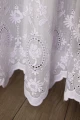 Firana Woal Francuski Sable z Haftem SORINA Biała  wys: 280 cm Na Metry 