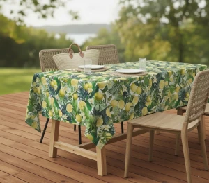 Obrus Gotowy Wodoodporny Tropikalne Cytryny  Na Wymiar 
