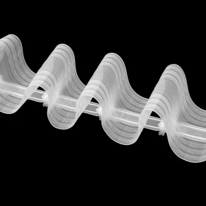 Taśma Marszcząca FALA PLASTIKOWA BK25 10 CM 1:2 