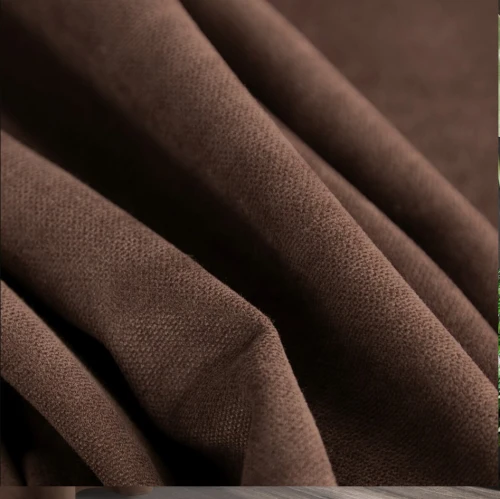 Tkanina na Zasłony Velvet Milan Ciemny Brązowy szer: 300 cm 