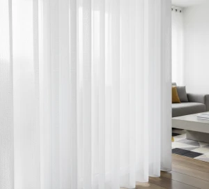 Firana Gotowa Siateczka OANA Biała Taśma Przelotki Na Wymiar