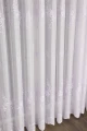 Firana Woal Francuski Sable z Haftem ESTELA  Biała  wys: 280 cm Na Metry  