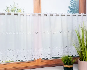 Zazdrostka Batyst z Haftem Biała wys: 60 cm Na Metry   