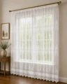 Firana Żakardowa VERONA 0007197  Biała Na Metry wys: 250 cm   