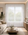 Firana Żakardowa VERONA 0007197  Biała Na Metry wys: 250 cm   