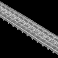 Taśma Marszcząca SMOK PLASTIKOWY 2705M 6 CM 1:2 