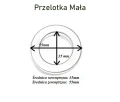 Firana Gotowa Lniana LENO Błyszcząca Biała  Na Wymiar 