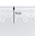 Firana Żakardowa ARIA  107187 Biała Na Metry wys: 250 cm