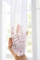 Firana Żakardowa w Łuku KALINA  Biała Gotowa  300 cm x 160 cm 